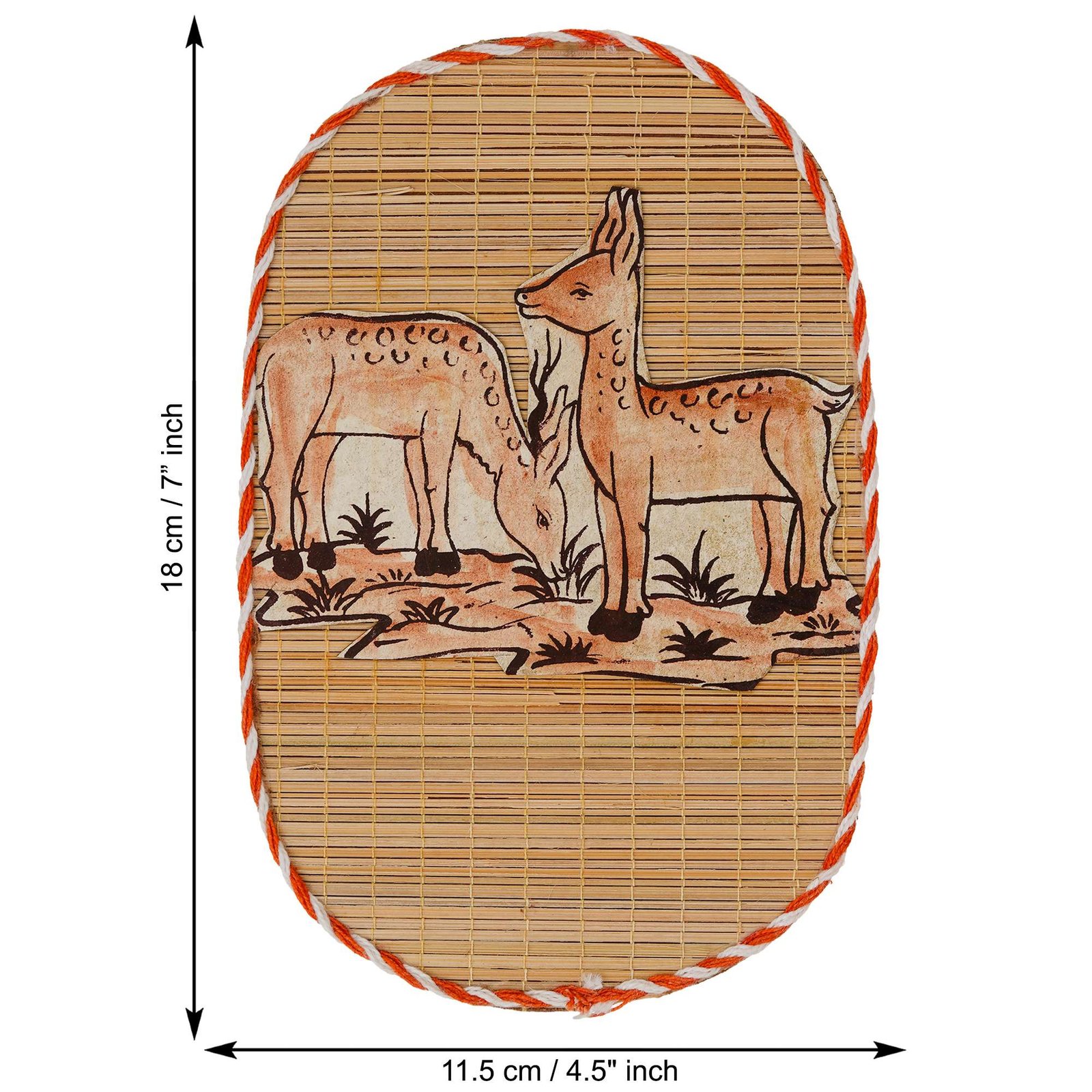 Bamboo Art Dear Painting For Home D?cor | Bamboo Art Gift For Multiple Occasions - Image 3