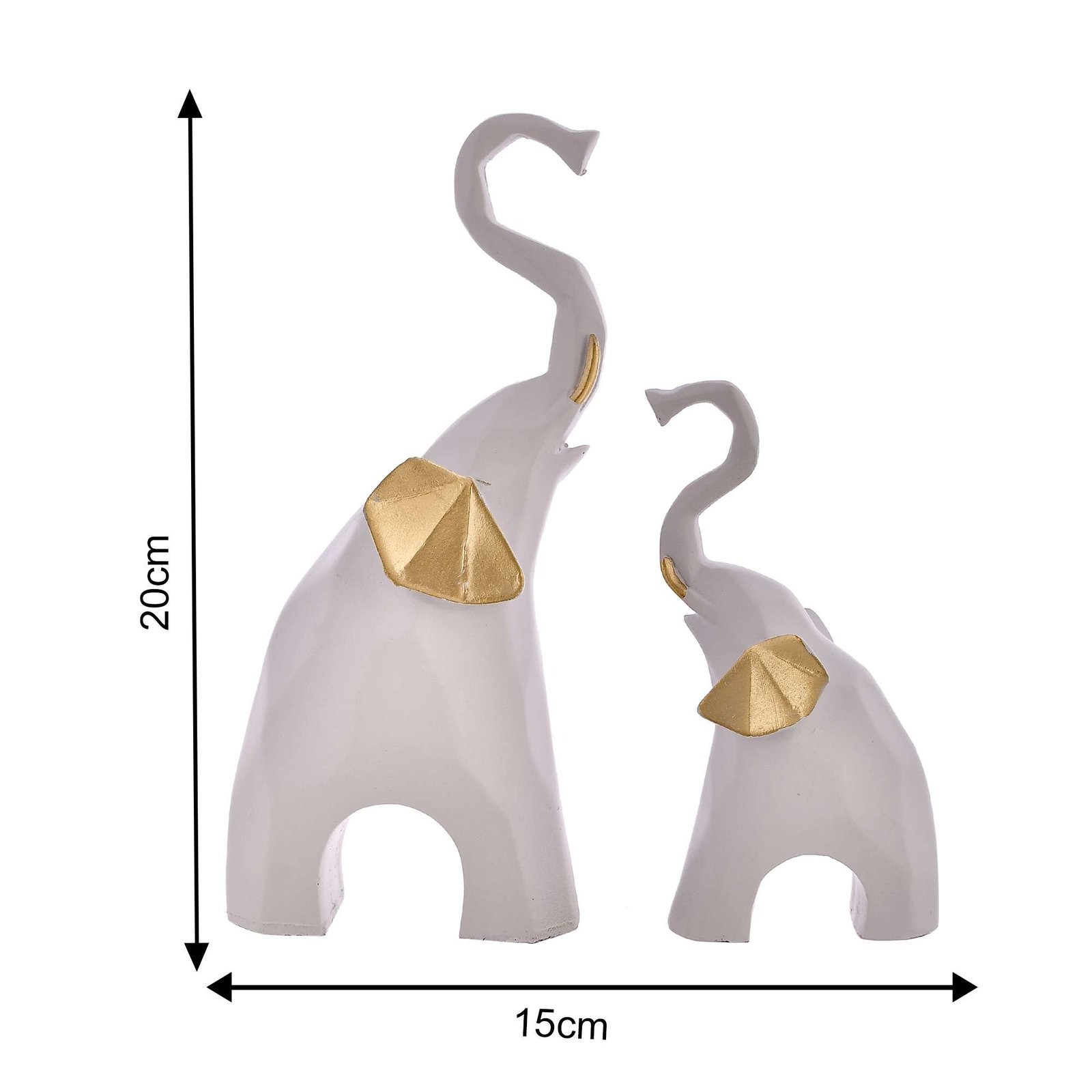 Elephant Family Statue - Image 2