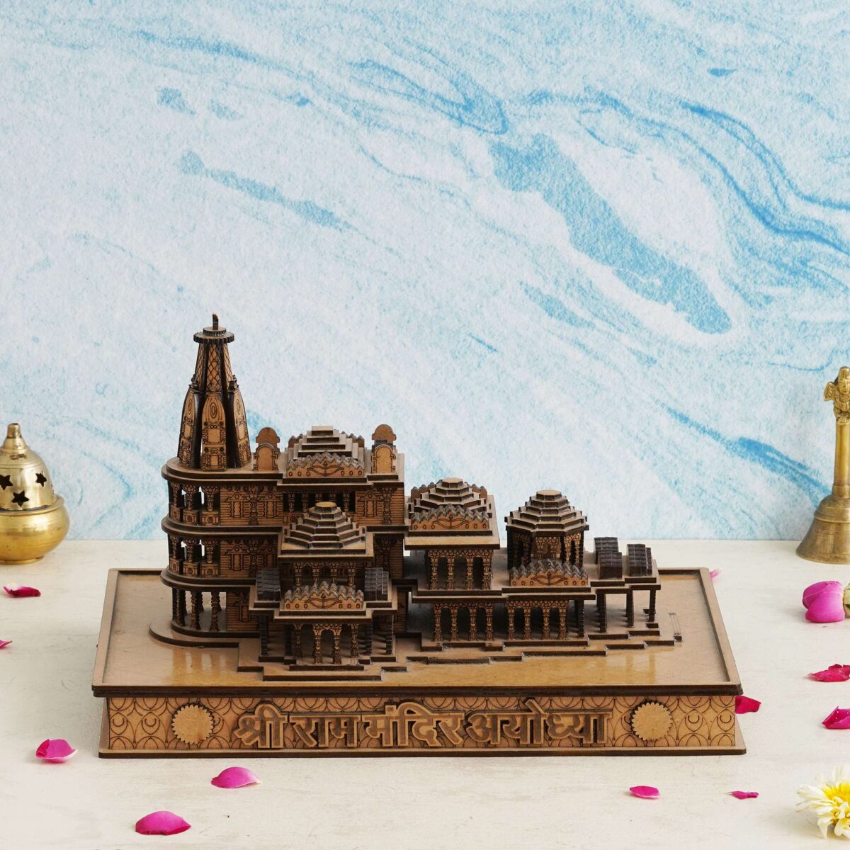 Ram Lalla Idol Ayodhya Murti Resin Shree Ram Lalla Statue Home Decor & Gifts, Office, Tample, Mandir Housewarming Decoration Items - Image 4